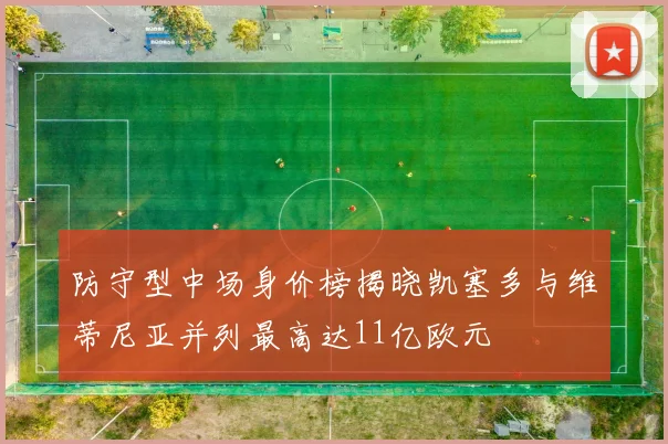 防守型中场身价榜揭晓凯塞多与维蒂尼亚并列最高达11亿欧元
